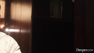 Secret Dinner Party Sex: Yhivi Fucks Boyfriend Deep with Blowjob and Doggystyle