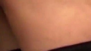 Milf in hold-ups blows her horny husband's cock