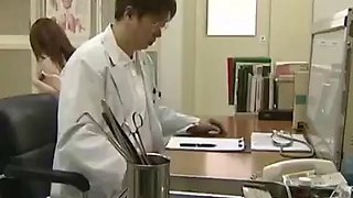 Doctor is allowed to strip and examine naked and little Asian Body