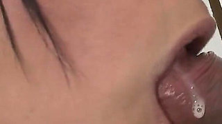 Hot Brunette in Blowjob, Handjob and Fucking a Big Dick in the Gloryhole!