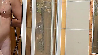 Simple Shower with My BBW Wife Turns Into Hot Sex and Ends with Cum Inside and Mutual Orgasm