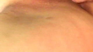 Japanese 20yo Hairy Pussy Stuffed Hard and Filled with Hot Cum Creampie