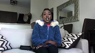 Bubble Butt Black Teen Pussy Stretched