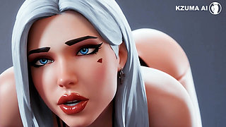 Ashe showing her hot naughty ass - Ai Gerou