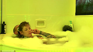 Romantic Bath Blowjobs Handjobs Talking Big Dick Tattooed Daddy Hoss Kado Beautiful Trans Girl Gray Perrier Multiple Cumshots