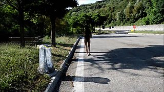 Desi GF Walking Nude Outdoor During Honeymoon - Fuck My Indian GF