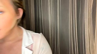 Miss Cassi ASMR - School Nurse Gives a Titjob