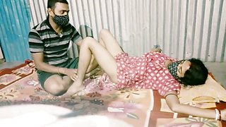 Indian double penetration sister and stepbrother kiss and drink milk and cuddle.