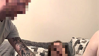 Massage gun and curved glass dildo, perfect orgasms