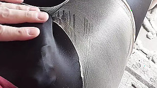 Pantyhose Cockplay, Ripping, Cumming