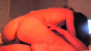 Hot petite milf with perfect body rides cock and gets fucked so hard