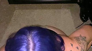 Sexy Slut Gives A Big Cock A Blowjob In The Car
