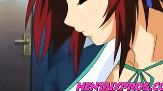 Hentai  Young Virgin Boy Begs a Busty MILF for Sex