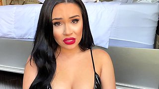 Brunette babe chelsea french solo masturbation