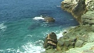 Black Beach Patrol Enjoys Big Dick At The Rocks