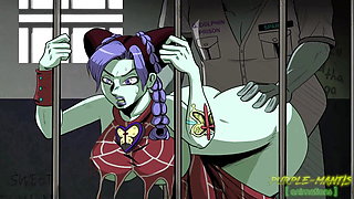 Jolyne Cujoh Jail Cell Fuck (Yoshikage Kira Extended Version)