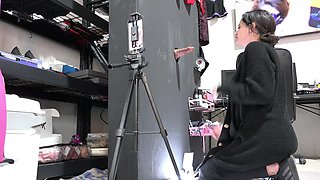 Strap on Stories - Glory Hole Warmup Then He's Pegged Until Cum Erupts. 11 POV's 4K. Rizin' Studio.