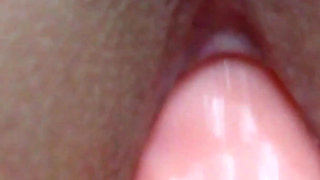 Mega Orgasm a Rabbit Dildo with Wettest Pussy Dripping Cream