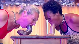 Dominatrix Mistress April - Sexy ebony Pam meets Mistress April