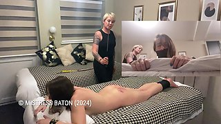 Sloppy Maid's Caning and Bastinado