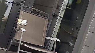 Dickflash Roof Adventure: Part 2 a Little Redhead Slut Gives Me Fast Cumshot on Her and While Her Boyfriend Waits