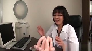 Busty Asian Nurse Loves Shlong Spinning In Her Pussy And Ass