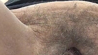 Mature Hairy Pussy Flashing View From Below