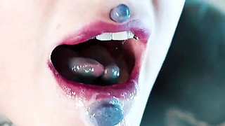 Tattooed Pornstar in High Heels Fingers Her Anal and Gives a Blowjob