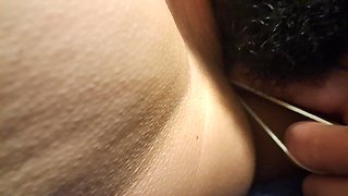 Strong Orgasm! He Surprises Me with Tongue in My Pussy and with Vaginal Balls