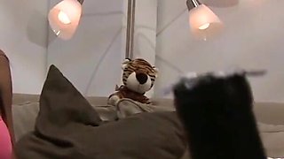 Hot black chick with big tits gets fucked hard
