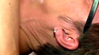 Sexy big ass chick gets face fucked in the kitchen from her fucker