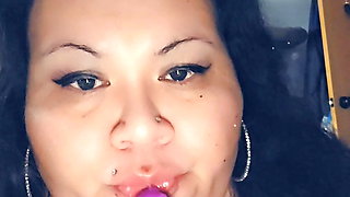 BBW loves sucking cock