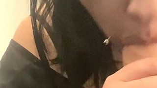Deep POV Dildo Blowjob