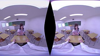 Japanese School Girl Gives You A Special Gift - Asian Pov Blowjob