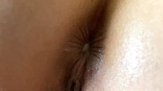 Naked on the Balcony and Sucking a Dick Until He Cums on My Tits. POV