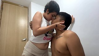 Amateur interracial anal fun with all-natural babe Karolaysexy