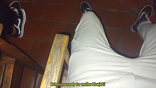 Sucking My Best Friend's Entire Cock Outdoors While It's Raining and We Were Almost Discovered Fantasiahardcoresex