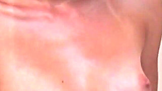 Babe in Stocking Spreads Legs and Moans While Huge Cock Is Sliding in Wet Pussy