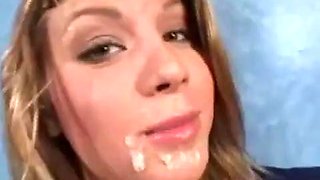 Julian Fucks Monica ft. Monica Sweetheart  Julian Rios: Blowjob, Blonde  Cumshot Porn