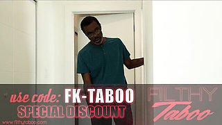 Filthy Kings featuring Lola Fae's footjob dirt