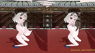 VR180 skmtcle nude mmd 3d dance