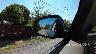 Hitchhiker Squirting in My Car 4K