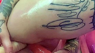 Hot Blonde Washes Car Toys Ass On Cam Big Boobs