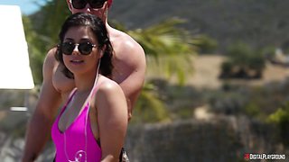 Tommy Gunn's Wild Outdoor Passion with Latina Heat