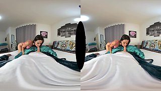 Jessy Jey: Beach Babe - Amateur Brunette Virtual Reality Blowjob