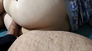 Step mom with big ass trying for first time anal fuck with step son