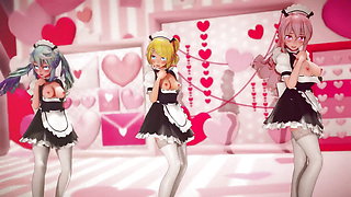 Mmd R-18 Anime Girls Sexy Dancing Clip 276