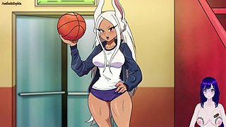 Mirko gets drilled by the PE teacher in the gym