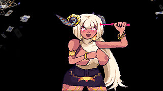 Succubus Roulette. The loser of the card game will be impregnated by the winner