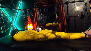 Mummified Slave Is Milked Dry!